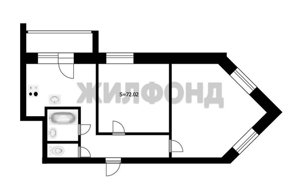 
  Продается 2-комн. квартира, 71.4 м², Титова ул, д. 253/4
. Фото 1.
