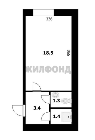 
  Продается комната, 18.5 м², Попова ул, д. 35
. Фото 8.