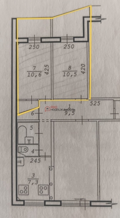 
  Продается комната, 21.1 м², Киевская ул, д. 23
. Фото 13.
