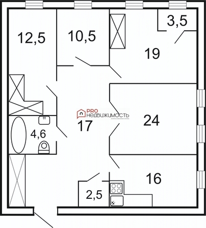 
  Продается 4-комн. квартира, 111.2 м², ЖК Richmond Residence (Ричмонд)
. Фото 42.