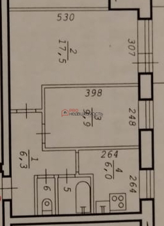 
  Продается 2-комн. квартира, 44 м², Котовского ул, д. 42
. Фото 14.