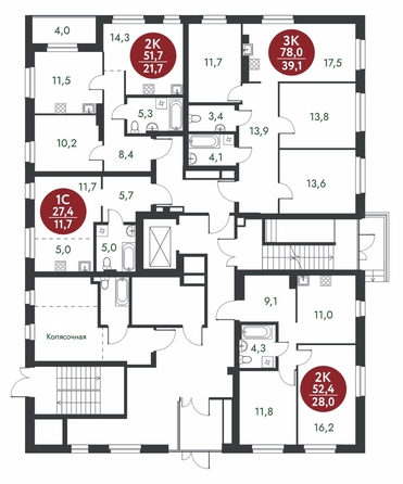 
  Продается студия, 27.4 м², ЖК Скандинавские кварталы, дом 1
. Фото 1.