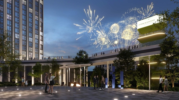 
  Продается 1-комнатный апартамент, 89.3 м², АК Freedom (Фридом), 2 оч башня В
. Фото 7.