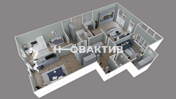 
  Продается 4-комн. квартира, 102 м², ЖК Онега, дом 8
. Фото 30.