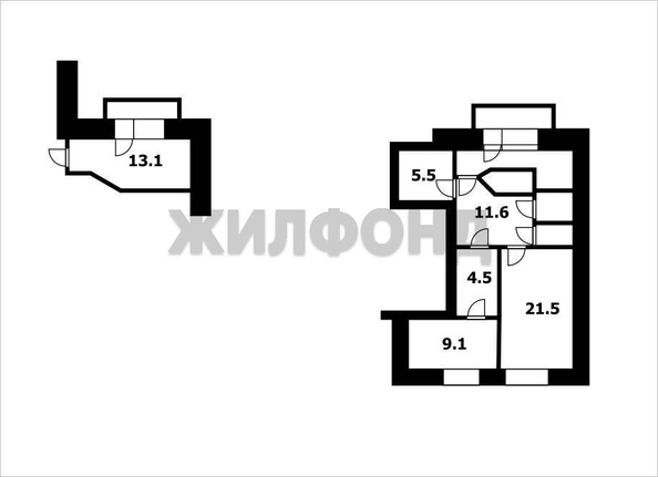 
  Продается 4-комн. квартира, 82.3 м², Вертковская ул, д. 40
. Фото 20.