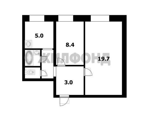 
  Продается 2-комн. квартира, 42.9 м², Немировича-Данченко ул, д. 118/1
. Фото 19.