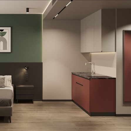 
  Продается апартамент, 25.85 м², АК АЭРОН, секция В
. Фото 4.
