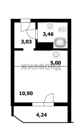
  Продается студия, 22.3 м², Горский мкр, д. 63/1
. Фото 18.