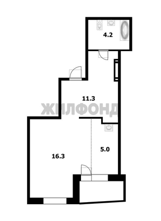 
  Продается 1-комн. квартира, 36.9 м², ЖК На Коротаева, дом 1
. Фото 8.