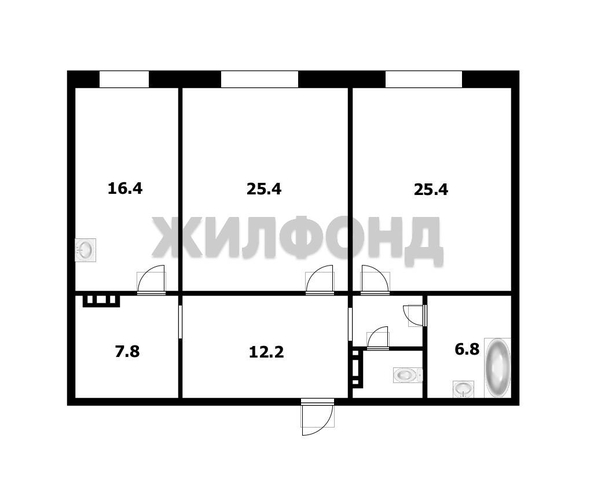 
  Продается 2-комн. квартира, 98.7 м², Татьяны Снежиной ул, д. 46/1
. Фото 40.