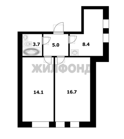 
  Продается 2-комн. квартира, 47.9 м², Гоголя ул, д. 40
. Фото 1.