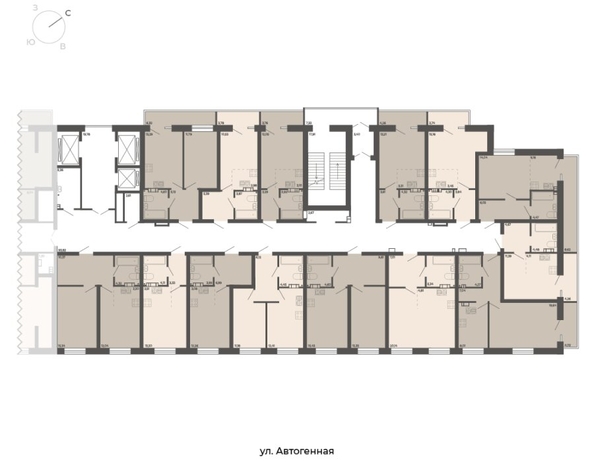 
  Продается 1-комнатный апартамент, 42.98 м², АК Nova-апарт (Нова-апарт)
. Фото 1.