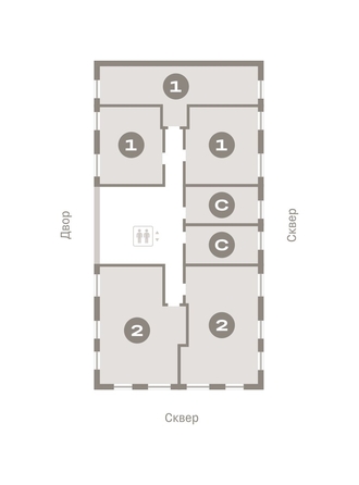 
  Продается студия, 22.03 м², ЖК Пшеница, дом 4
. Фото 12.