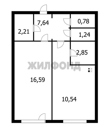 
  Продается 1-комн. квартира, 42 м², Татьяны Снежиной ул, д. 39
. Фото 4.