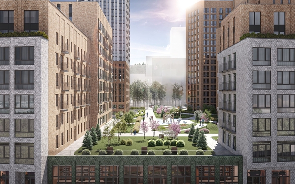 
  Продается 1-комн. квартира, 42.7 м², ЖК Зеленый город, дом 1
. Фото 3.