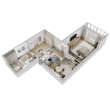 
  Продается 2-комн. квартира 75.83 м², в ЖК Два поэта. Фото 3.
