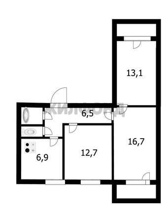 
  Продается 3-комн. квартира 59.3 м². Фото 22.