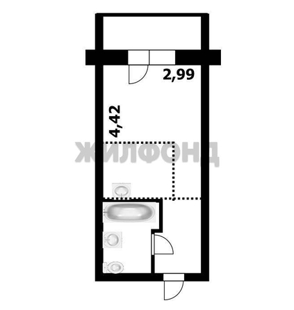 
  Продается студия 19.7 м². Фото 1.