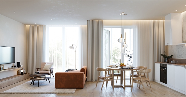 
  Продается 1-комн. квартира 69.9 м², в ЖК Заельцовский. Фото 3.