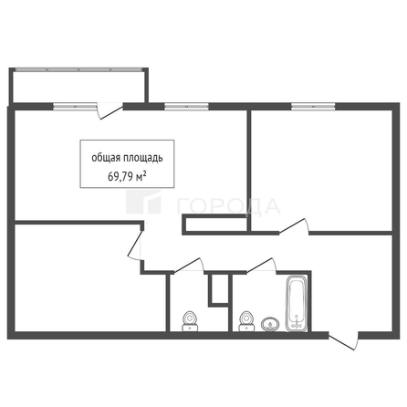 
  Продается 2-комн. квартира 69.79 м², в ЖК Авиатор, дом 1-1. Фото 24.