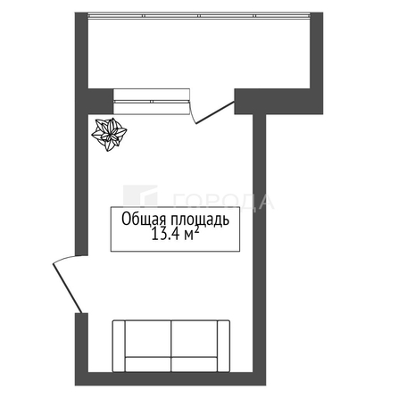 
  Продается комната 50 м². Фото 12.