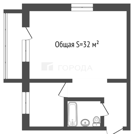 
  Продается 1-комн. квартира 32 м². Фото 6.