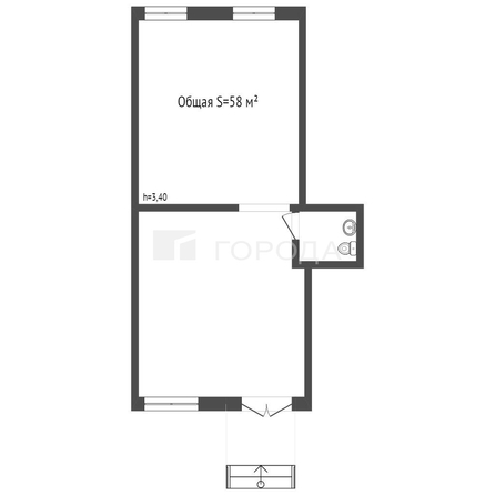 
  Сдается универсальное помещение 58 м². Фото 20.