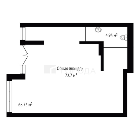 
  Продается офис 72.7 м², в ЖК Расцветай на Красном, дом 9. Фото 8.