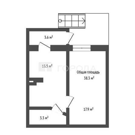 
  Продается офис 38.3 м². Фото 11.