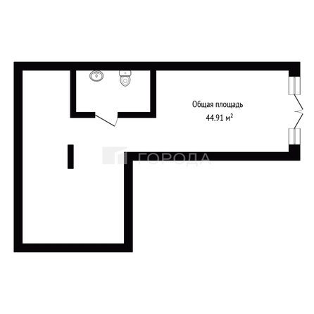 
  Продается офис 44.91 м², в ЖК Баланс, 1 очередь. Фото 4.