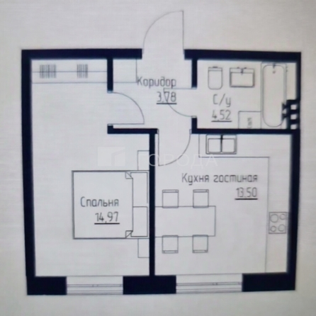 
  Продается 1-комн. квартира 36.8 м², в ЖК Михайловский. Фото 14.