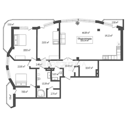 
  Продается 3-комн. квартира 187 м². Фото 41.