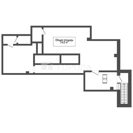 
  Продается универсальное помещение 54 м², в ЖК Ельцовский, 1-2 б/с. Фото 15.