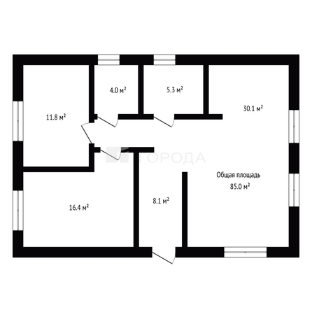 
  Продается коттедж 85 м². Фото 21.