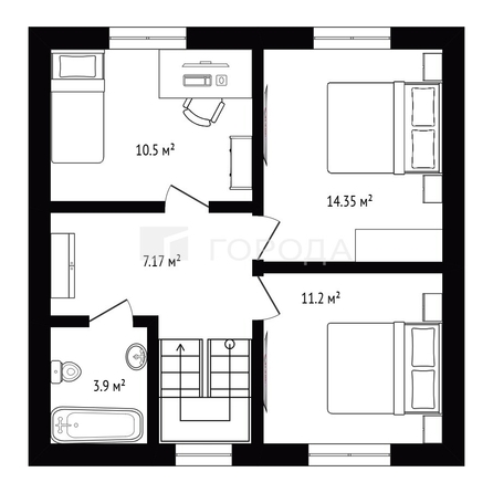 
  Продается дом 155 м². Фото 38.