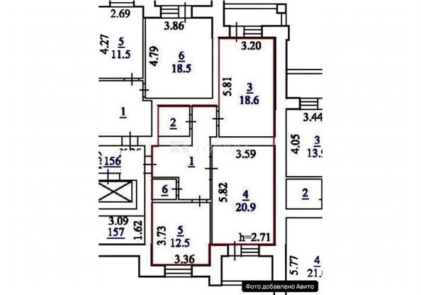 
  Продается 2-комн. квартира 72.2 м². Фото 15.