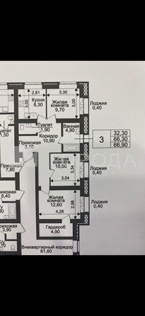 
  Продается 3-комн. квартира 66.3 м², в ЖК Онега, дом 5. Фото 32.