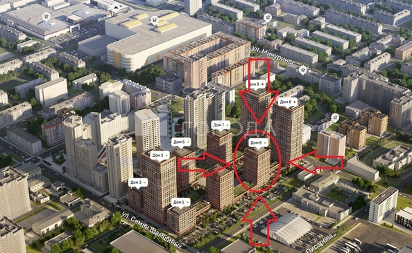 
  Продается 2-комн. квартира 54 м², в ЖК Мылзавод, дом 2. Фото 1.