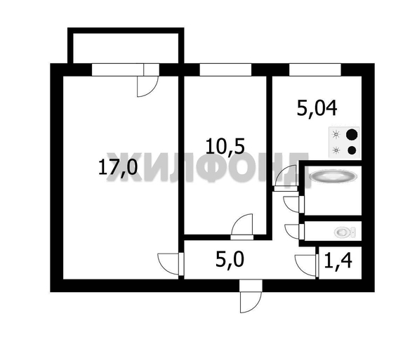 
  Продается 2-комн. квартира 46.2 м². Фото 11.