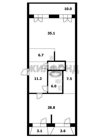 
  Продается 2-комн. квартира 98.1 м², в ЖК Нормандия-Неман, дом 1. Фото 15.