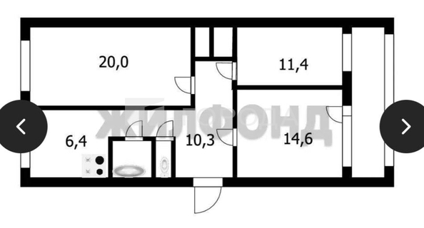 
  Продается 3-комн. квартира 68 м². Фото 3.