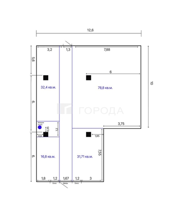 
  Сдается универсальное помещение 78.8 м². Фото 3.