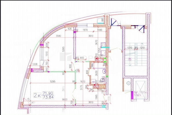 
  Продается 2-комн. квартира 72 м², в ЖК Leo (лео). Фото 13.