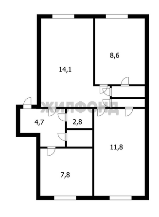 
  Продается 3-комн. квартира 50 м². Фото 11.