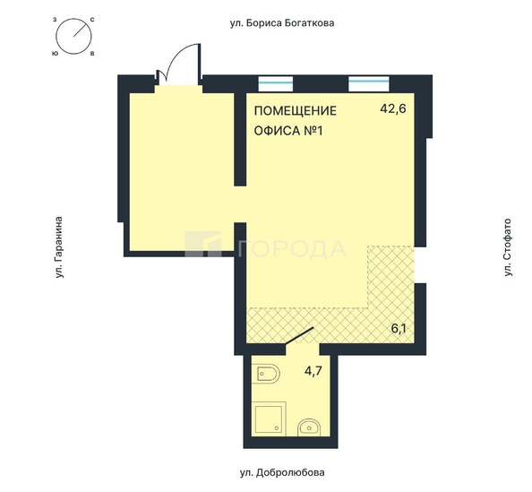 
  Продается офис 47.3 м², в ЖК Никольский парк, дом 3. Фото 6.