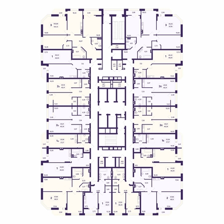 
  Продается 2-комн. квартира 46.26 м², в ЖК Астон. Шесть звёзд, 1. Фото 1.