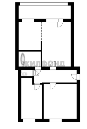 
  Продается 3-комн. квартира 64.3 м². Фото 13.