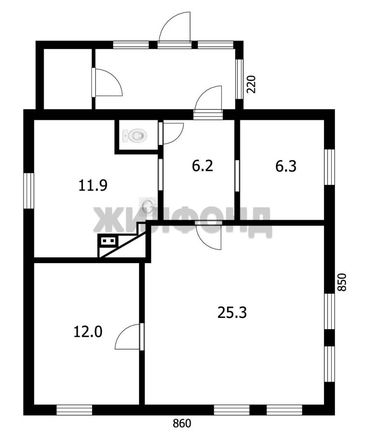
  Продается дом 62.6 м². Фото 5.