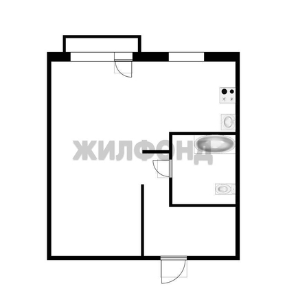 
  Продается 1-комн. квартира 29.8 м². Фото 16.