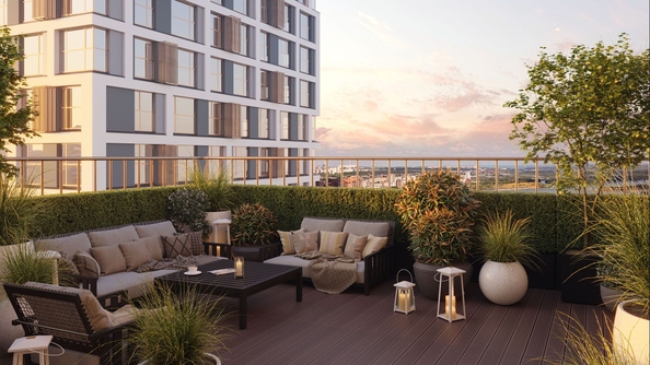 
  Продается 2-комн. квартира 38.24 м², в ЖК Горская Лагуна. Фото 1.